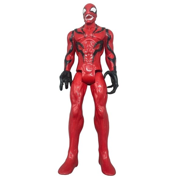 2016 Hasbro Marvel Carnage 11.5" Action Figure Hasbro Spiderman red READ - Picture 1 of 7